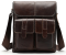 Сумка мужская вертикальная кожаная Vintage 20020 Коричневая