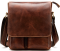 Сумка мужская вертикальная кожаная Vintage 20029 Коричневая