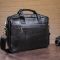 Сумка мужская Vintage 14625 кожаная Черная