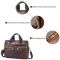 Сумка мужская Vintage 14626 кожаная Коричневая