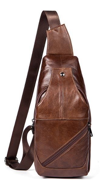 Сумка на плечо мужская Vintage 14783 Коричневая
