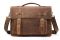 Сумка-портфель мужская из кожи на плечо Vintage 14775 Рыжая