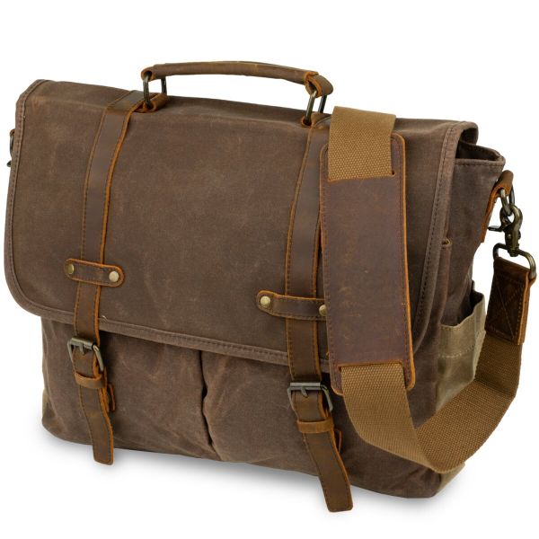 Сумка-портфель на плечо Vintage 20116 Коричневая Сумка-портфель на плечо Vintage 20116 Коричневая