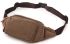 Сумка поясная текстильная Vintage 20176 Коричневая
