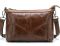 Сумка женская кожаная на одно отделение Vintage 20052 Коричневая