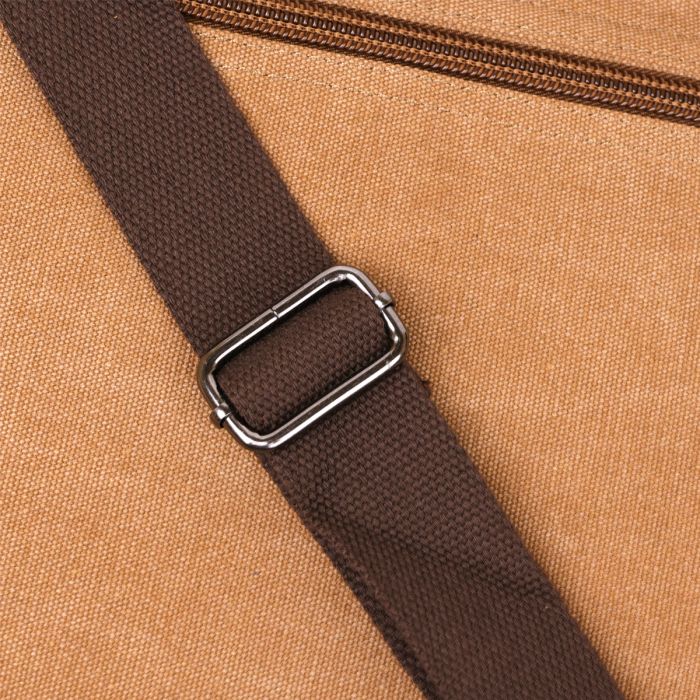 Текстильная сумка для ноутбука 13 дюймов через плечо Vintage 20190 Коричневая