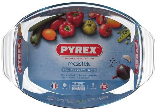 Форма для выпечки Pyrex Irresistible 30х21х7см овальная, жаропрочное стекло