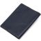 Универсальная кожаная обложка на паспорт GRANDE PELLE 11479 Темно-синий