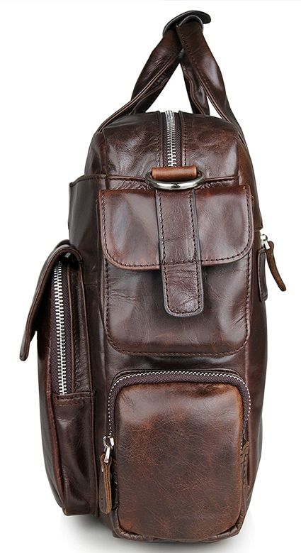 Сумка мужская Vintage 14370 Коричневая