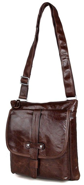 Сумка мужская Vintage 14091 Коричневая