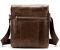 Вертикальная сумка мужская Vintage 14863 Коричневая