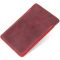 Винтажный кожаный картхолдер GRANDE PELLE 11504 Бордовый