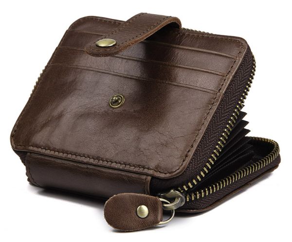 Визитница Vintage 14604 Коричневая