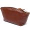 Женская косметичка из натуральной кожи GRANDE PELLE 11510 Коричневый