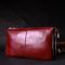 Женский клатч из натуральной кожи GRANDE PELLE 11633 Бордовый